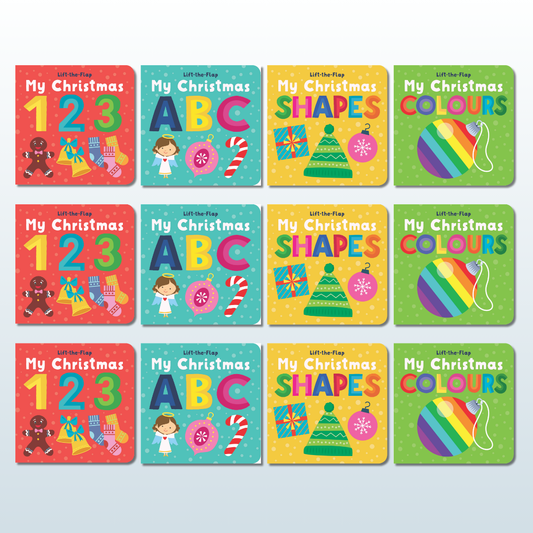 My Christmas Lift-the-Flap - 12 Board Book Pack (Ages 0-2)