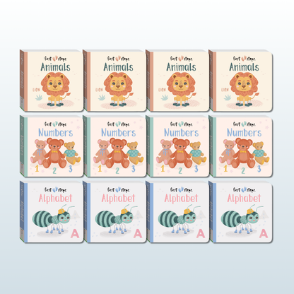 First Steps - 12 Board Book Pack (Ages 0-2)