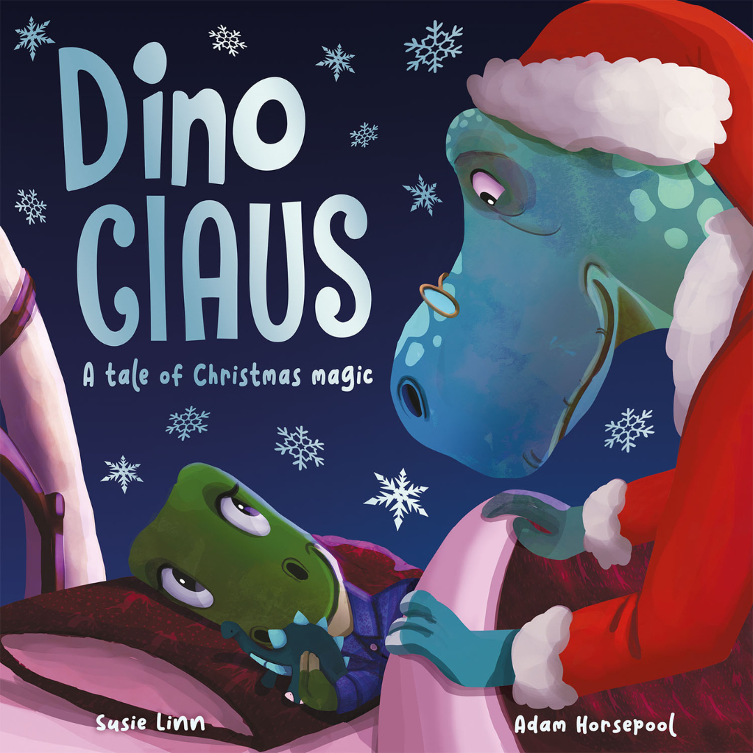 Dino Claus Christmas picture book for early learning
