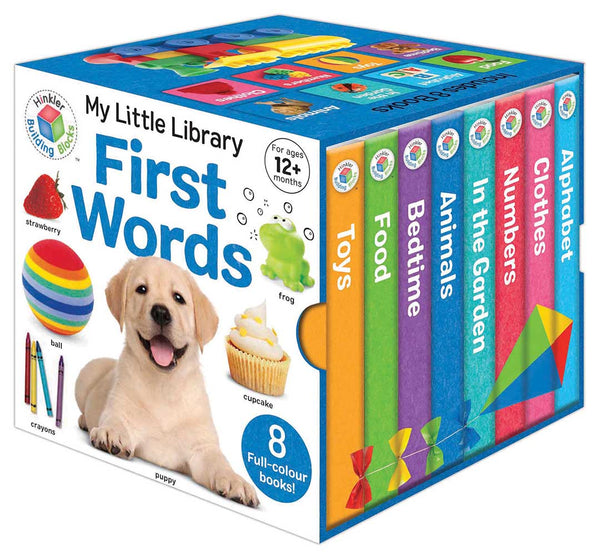 My Little Library Cube First Words - 8 Board Book Pack (Ages 0-2)