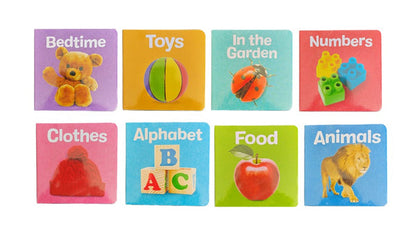 My Little Library Cube First Words - 8 Board Book Pack (Ages 0-2)