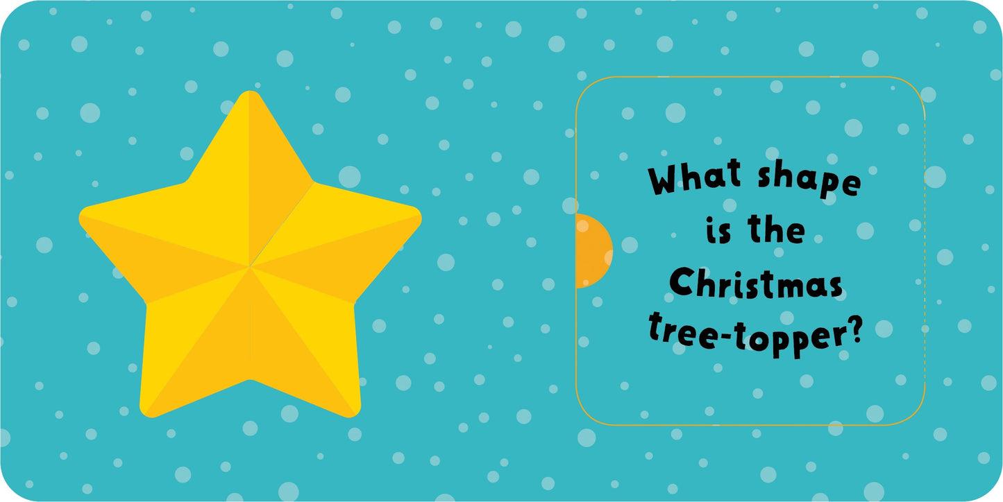 My Christmas Shapes board book interior