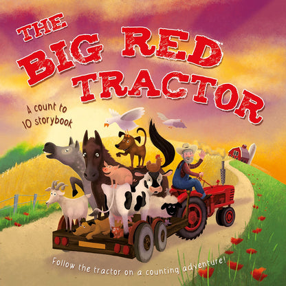 The Big Red Tractor picture book